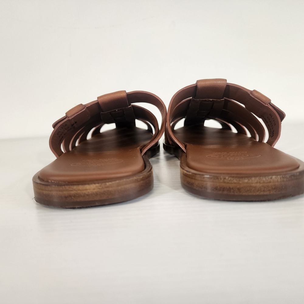 Church's Olivia Leather Fisherman Slide Sandals Brown EU 36.5 Italy summer‎ - Picture 9 of 13